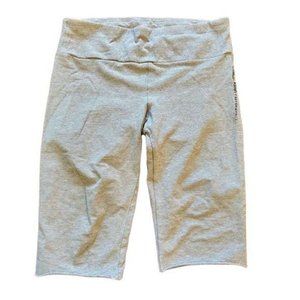 Calvin Klein Performance Grey Striped Pull On Capri Legging Women's Size Small S